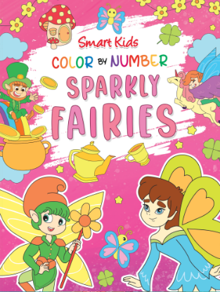 Picture of SMART KIDS COLOR BY NUMBER-SPARKLY FAIRIES