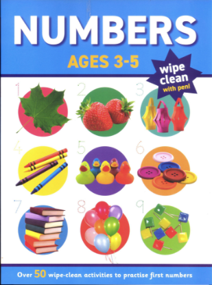 Picture of WIPE CLEAN-NUMBERS