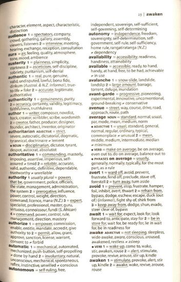 Learning is Fun. COLLINS ENGLISH DICTIONARY & THESAURUS
