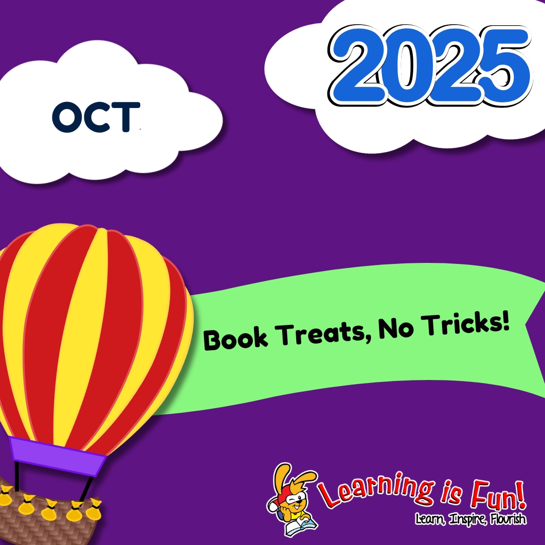 Show blog post for OCTOBER 2025 | Book Treats, No Tricks! Picture for blog post OCTOBER 2025 | Book Treats, No Tricks!